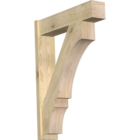 Balboa Block Rough Sawn Outlooker, Douglas Fir, 8W X 34D X 46H